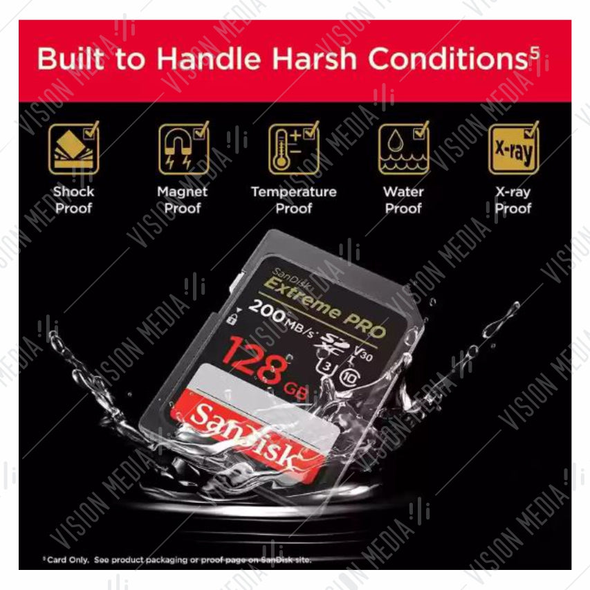 SANDISK EXTREME PRO SDXC CARD 128GB (SDSDXXD-128G-GN4IN)