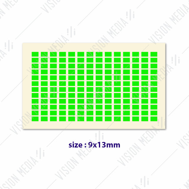 LABEL STICKER 9MM X 13MM