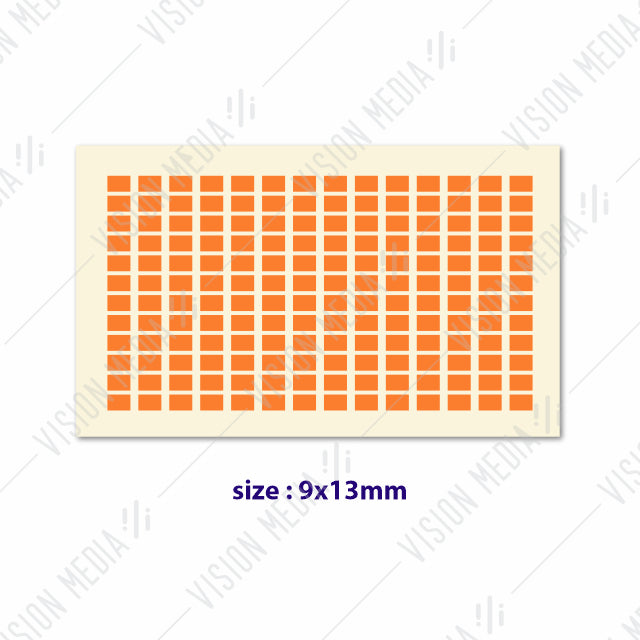 LABEL STICKER 9MM X 13MM