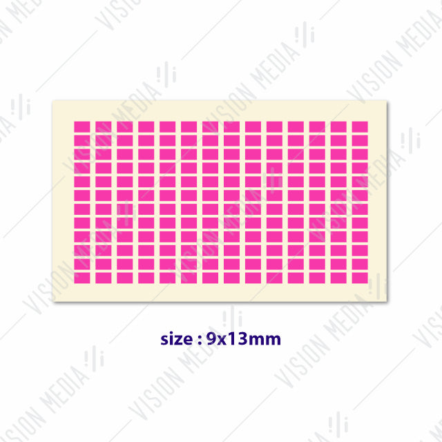 LABEL STICKER 9MM X 13MM
