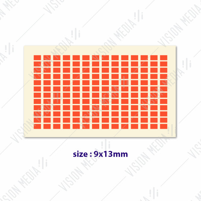 LABEL STICKER 9MM X 13MM
