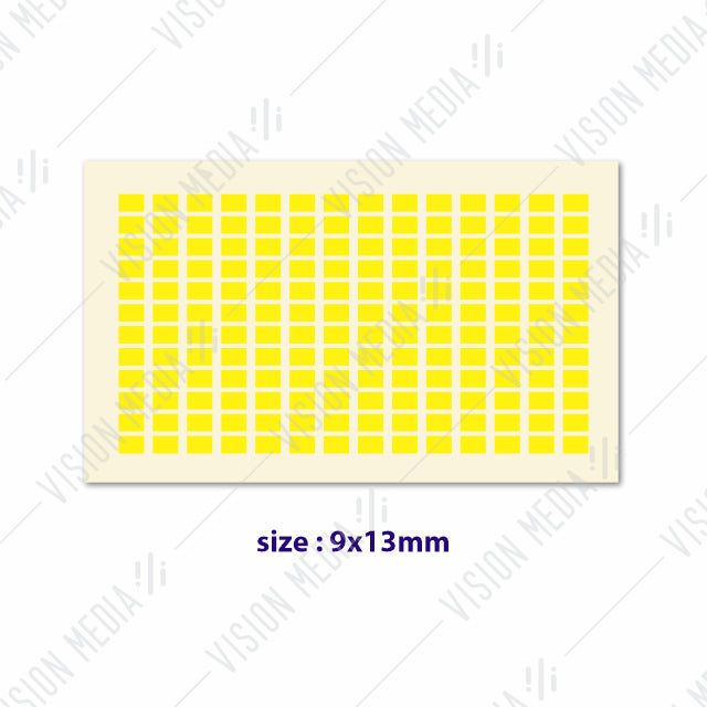 LABEL STICKER 9MM X 13MM