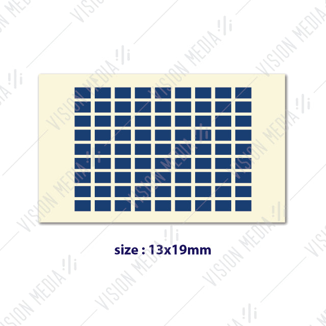 LABEL STICKER 13MM X 19MM