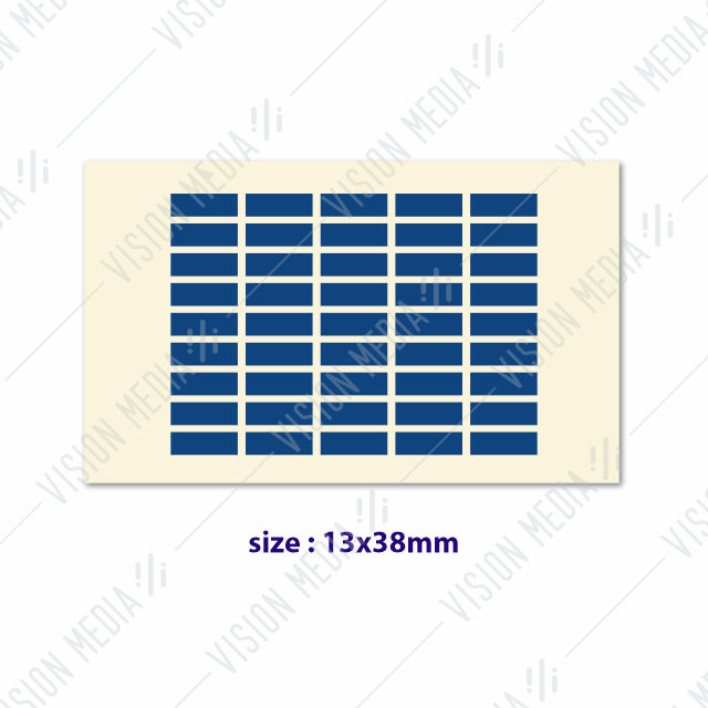 LABEL STICKER 13MM X 38MM