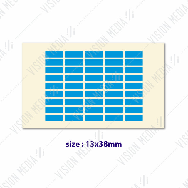 LABEL STICKER 13MM X 38MM