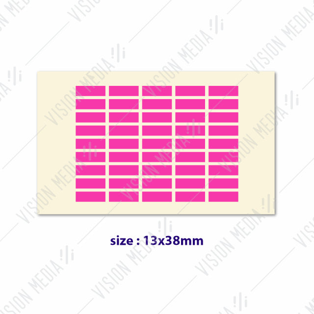 LABEL STICKER 13MM X 38MM