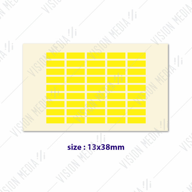 LABEL STICKER 13MM X 38MM