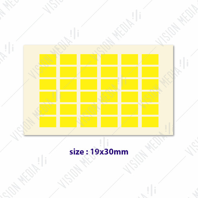 LABEL STICKER 19MM X 30MM
