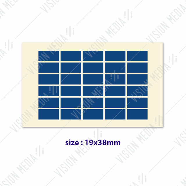 LABEL STICKER 19MM X 38MM