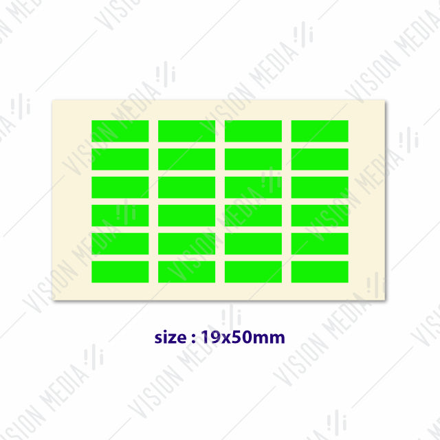 LABEL STICKER 19MM X 50MM