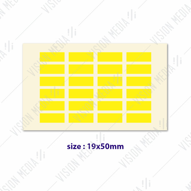 LABEL STICKER 19MM X 50MM