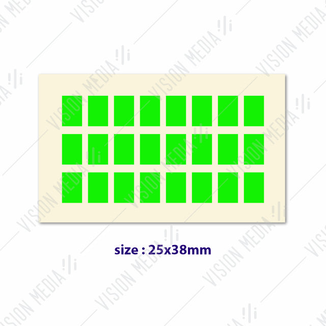 LABEL STICKER 25MM X 38MM