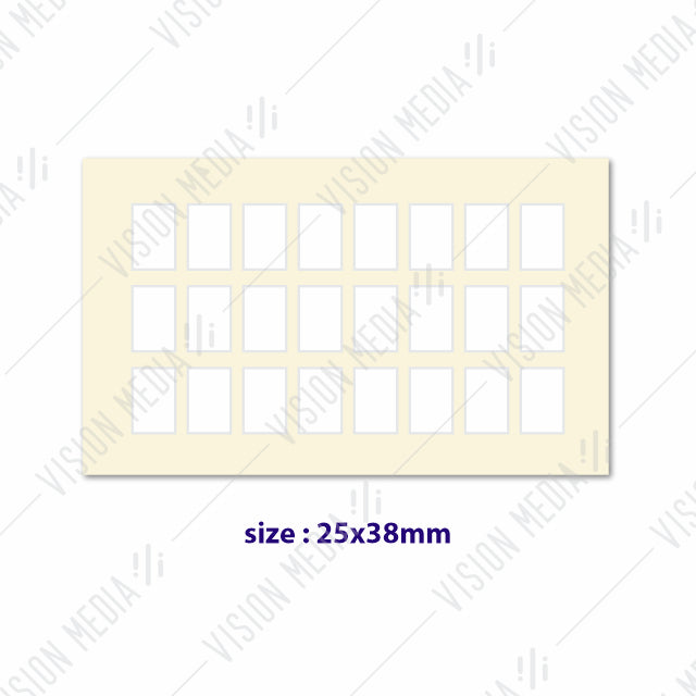 LABEL STICKER 25MM X 38MM