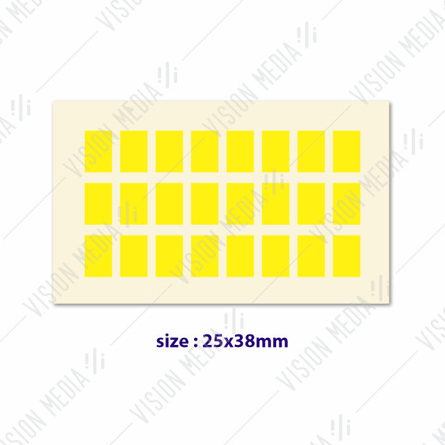 LABEL STICKER 25MM X 38MM