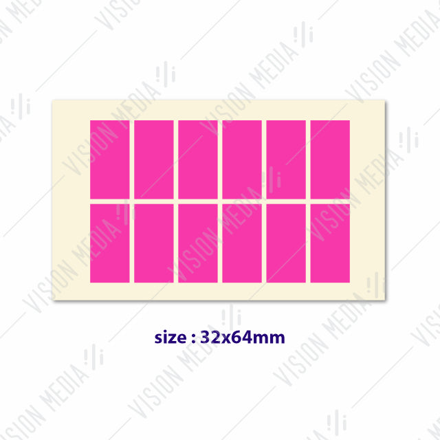 LABEL STICKER 32MM X 64MM