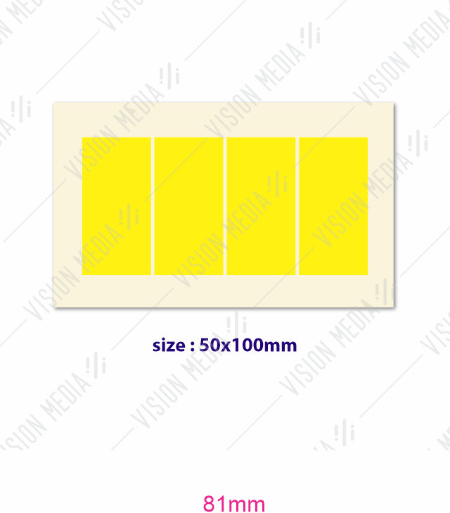 LABEL STICKER 50MM X 100MM
