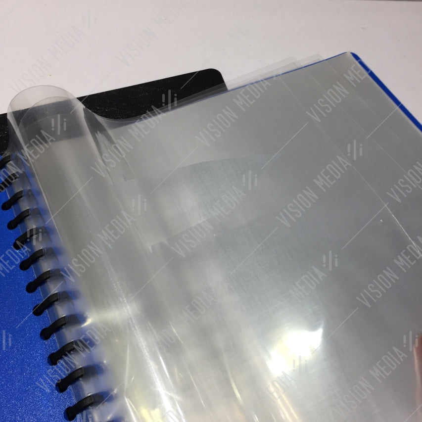 CLEAR HOLDER PP REFILLABLE F4 SIZE (30 POCKET) (87030)