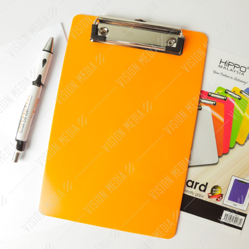 HIPPO COLOUR CLIPBOARD A5 SIZE (CB215)