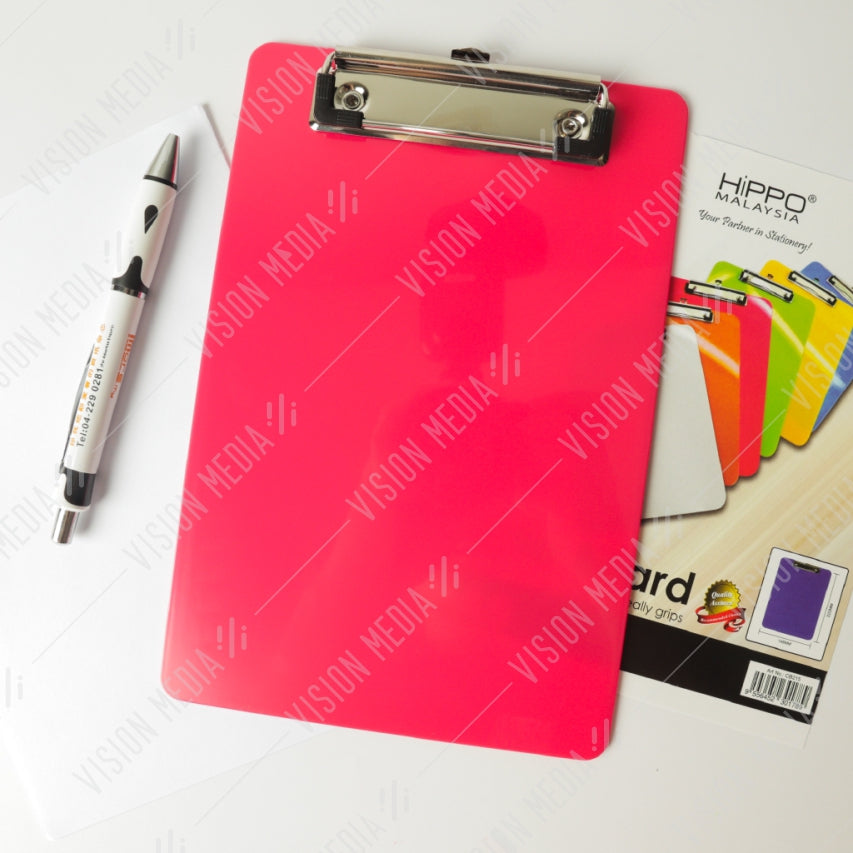 HIPPO COLOUR CLIPBOARD A5 SIZE (CB215)