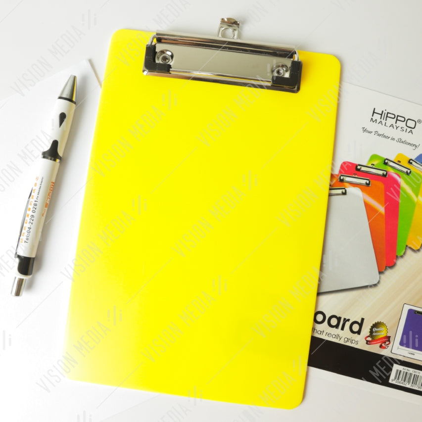 HIPPO COLOUR CLIPBOARD A5 SIZE (CB215)