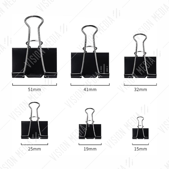 BINDER (DOUBLE SIDED) CLIP 1 3/4 INCH (41MM) (12PCS/BOX) 9542A