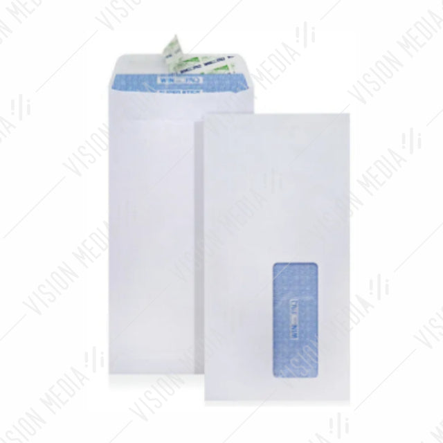 WINPAQ 100GM WINDOW P&S ENVELOPE (4.4" X 9.6") (WP4496PW) (500/BX)