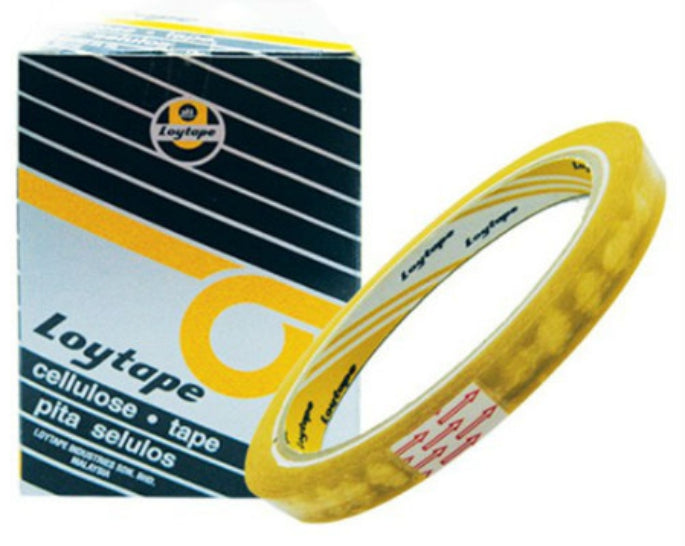 CELLOPHANE TAPE 12MM X 40M (LOYTAPE) (CELLULOSE)