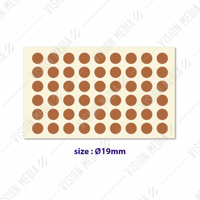 LABEL STICKER ROUND 19MM | Vision Media Supplies