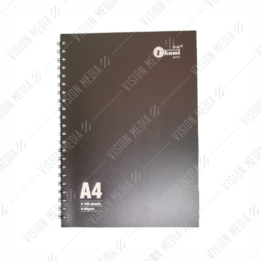 A4 RING NOTEBOOK WITH PLASTIC COVER (S7111)