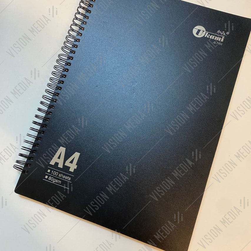 A4 RING NOTEBOOK WITH PLASTIC COVER (S7111)
