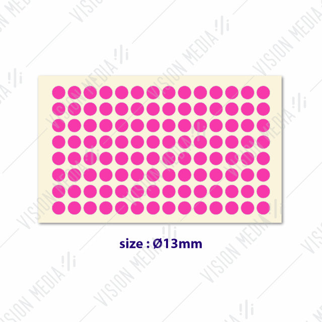 LABEL STICKER ROUND 13MM