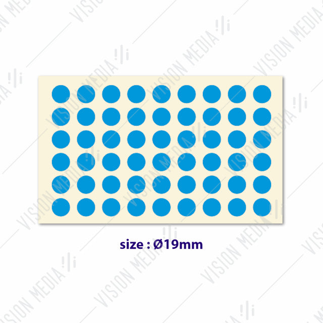 LABEL STICKER ROUND 19MM