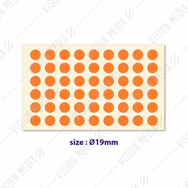 LABEL STICKER ROUND 19MM