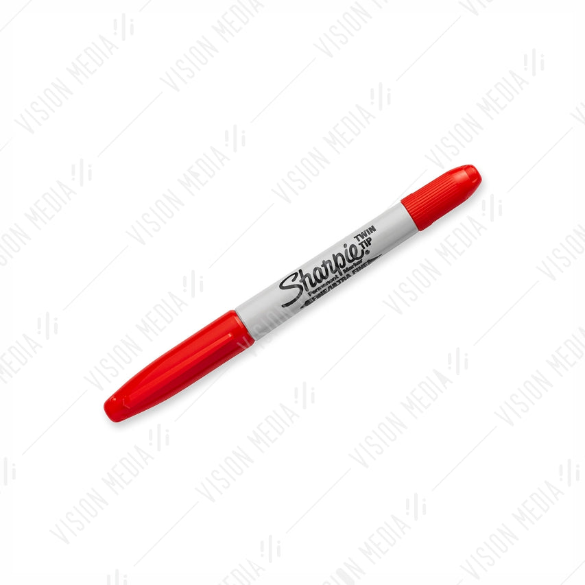 SHARPIE TWIN TIP PERMANENT MARKER (RED)