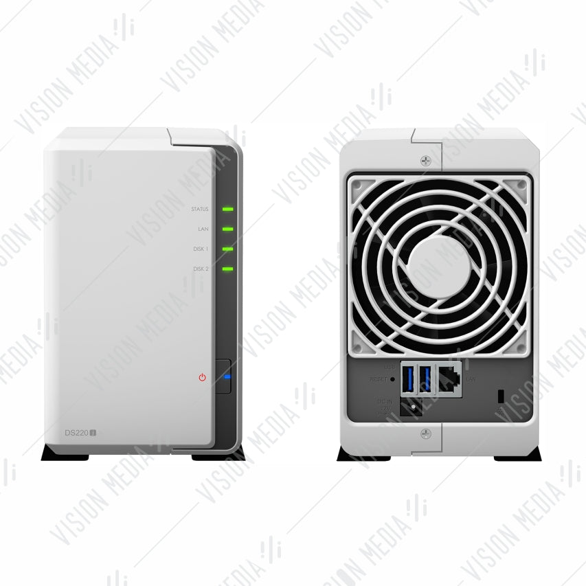 SYNOLOGY 2 BAY NAS DISKSTATION DS220J