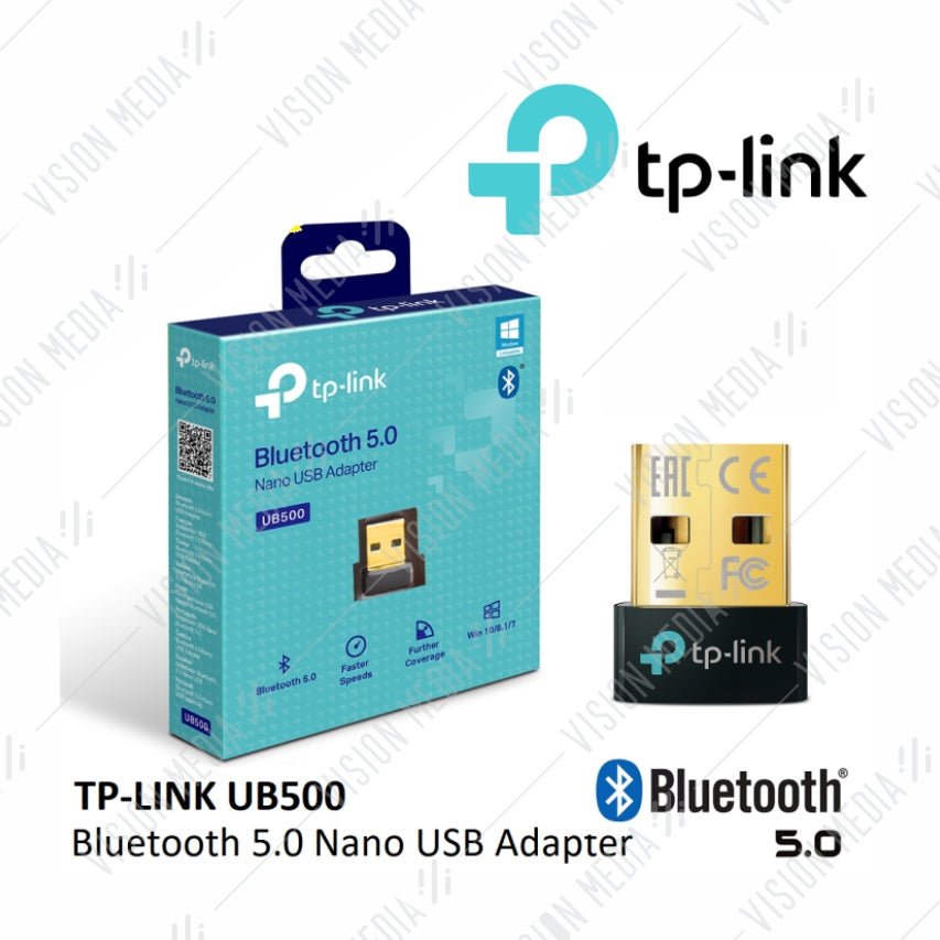 TP-LINK BLUETOOTH 5.0 NANO USB ADAPTER (UB500)