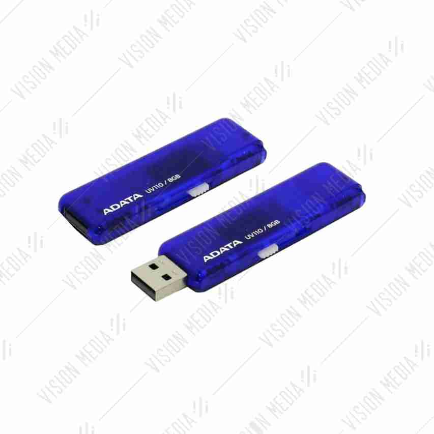 ADATA USB 2.0 FLASH DRIVE 8GB (UV110)