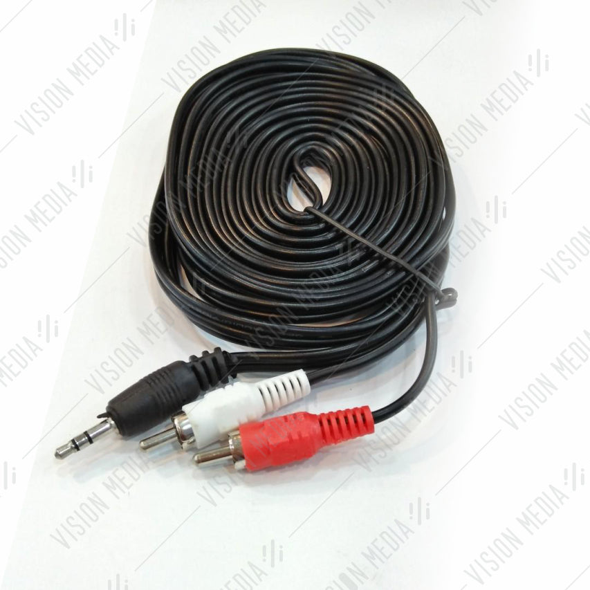 CLIPTEC AUDIO TO RCA CABLE 5M