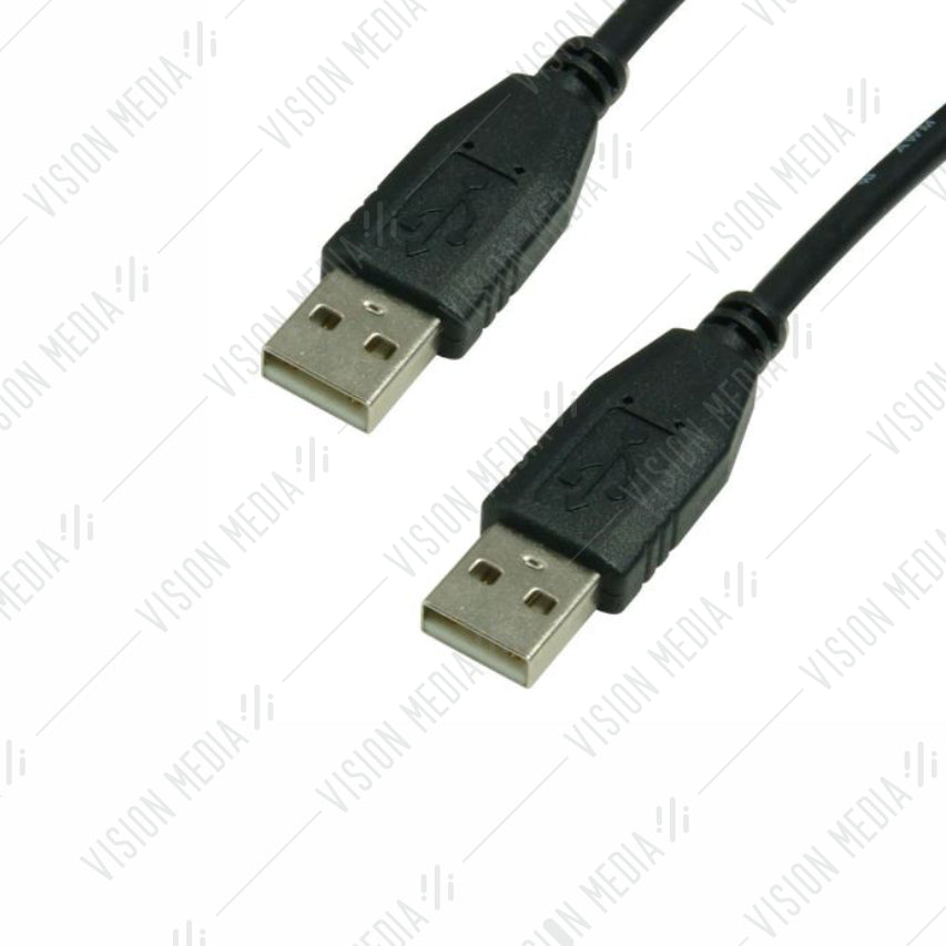 CLIPTEC USB CABLE A TO A 1.5M