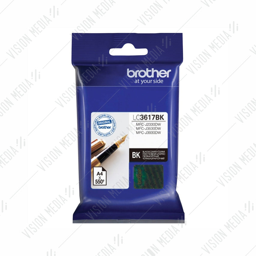 BROTHER BLACK INK CARTRIDGE (LC-3617BK)