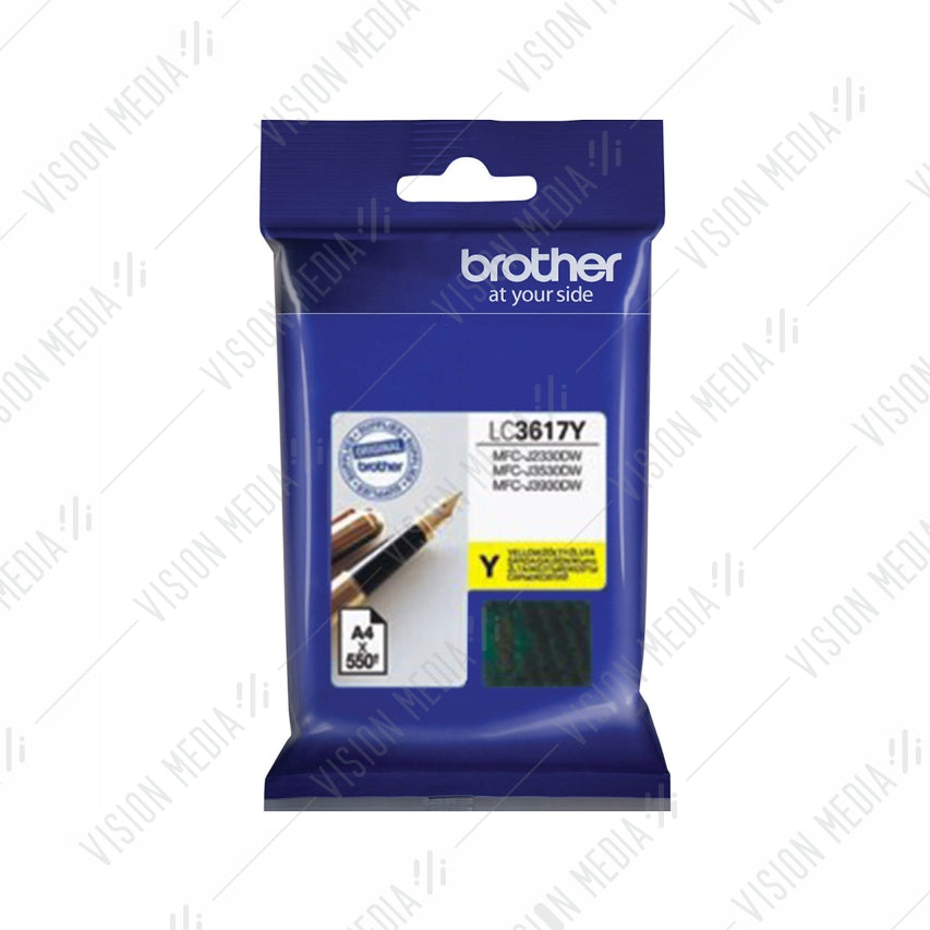 BROTHER YELLOW INK CARTRIDGE (LC-3617Y)