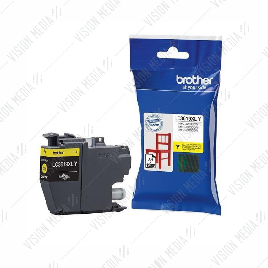 BROTHER YELLOW INK CARTRIDGE (LC-3619XLY)