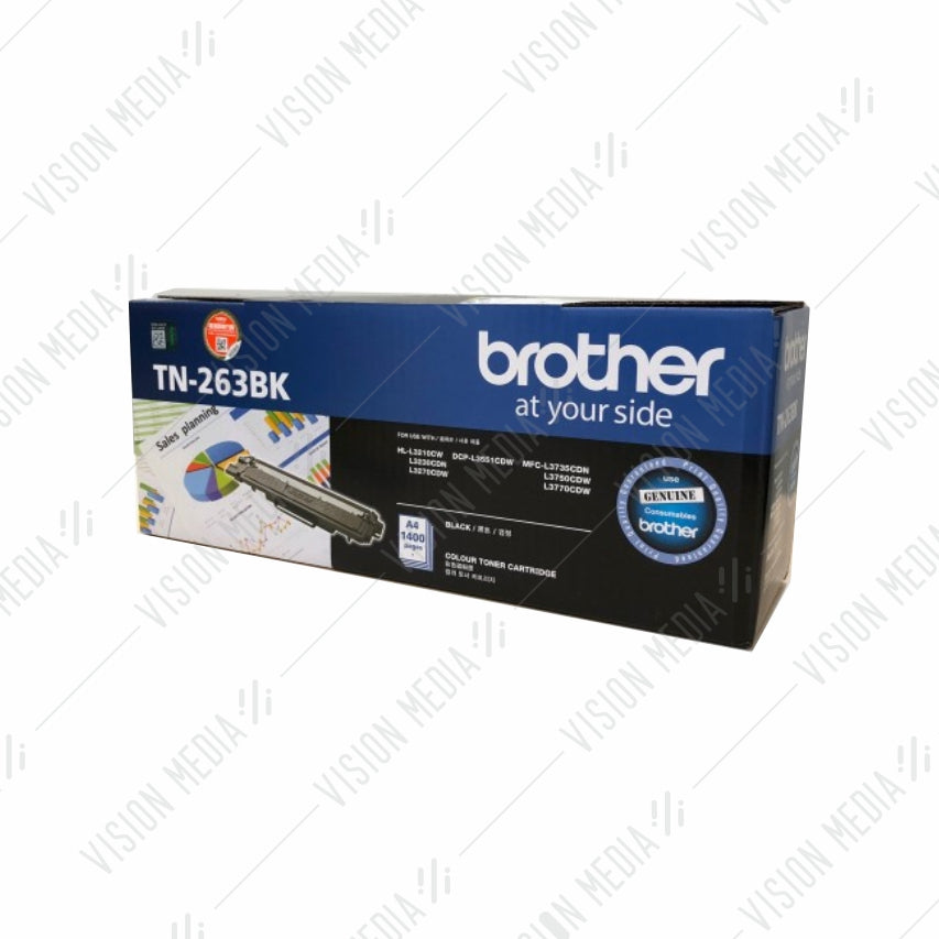 BROTHER BLACK TONER CARTRIDGE (TN-263BK)