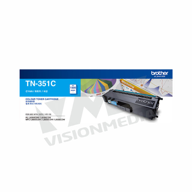 BROTHER CYAN TONER CARTRIDGE (TN-351C)