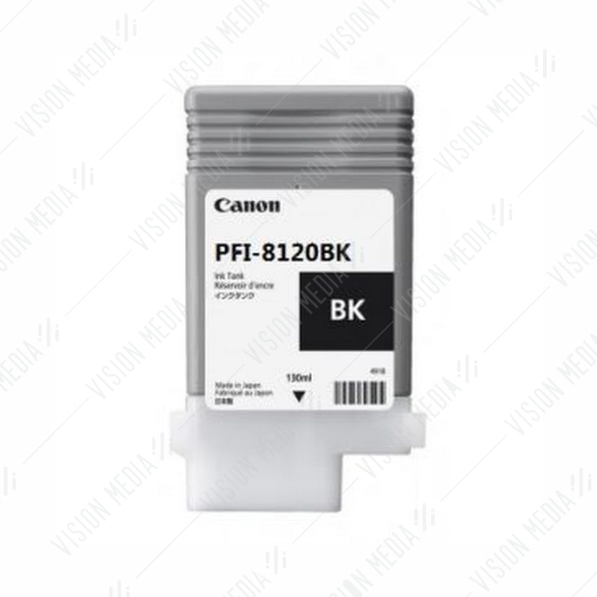 CANON BLACK PIGMENT INK TANK 130ML (PFI-8120BK)