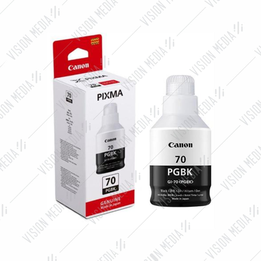 CANON BLACK INK BOTTLE 170ML (GI-70BK)