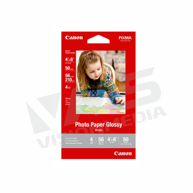 CANON GLOSSY PHOTO PAPER 4" X 6" (10 SHEETS / PACK) (GP-501)