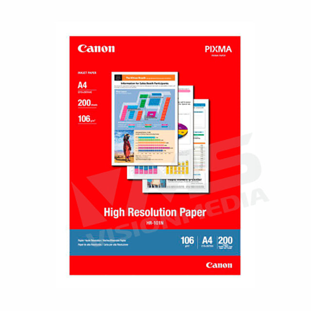 CANON HIGH RES. PAPER (HR-101N A4) (200 SHEETS)