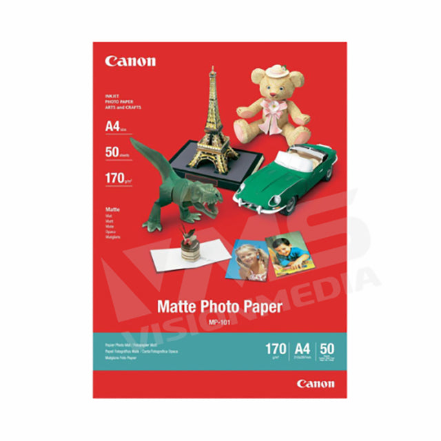 CANON MATTE PHOTO PAPER (170GSM) (50 SHEETS) (MP-101 A4)