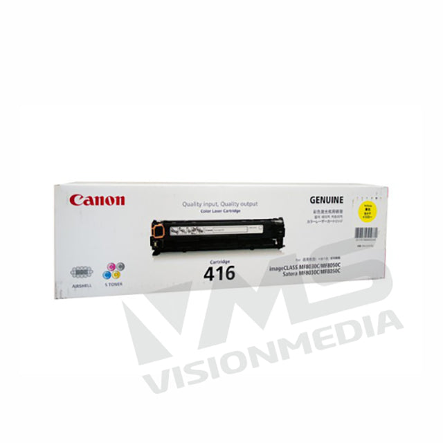 CANON YELLOW TONER CARTRIDGE (416)